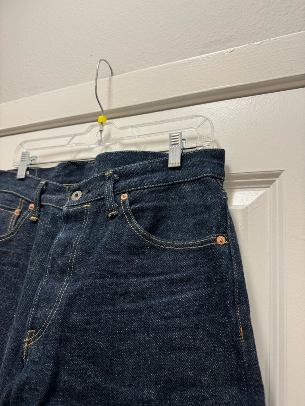 Oni Denim Jean 288 ZR-KAB Regular Straight  Selvedge Crashed Concrete Denim - Picture 3 of 13